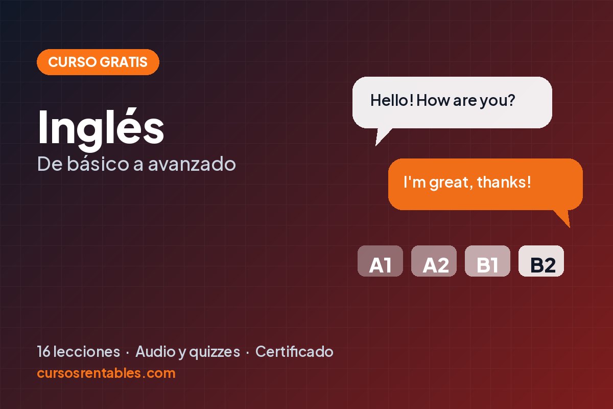 Curso de inglés gratis: de básico a avanzado